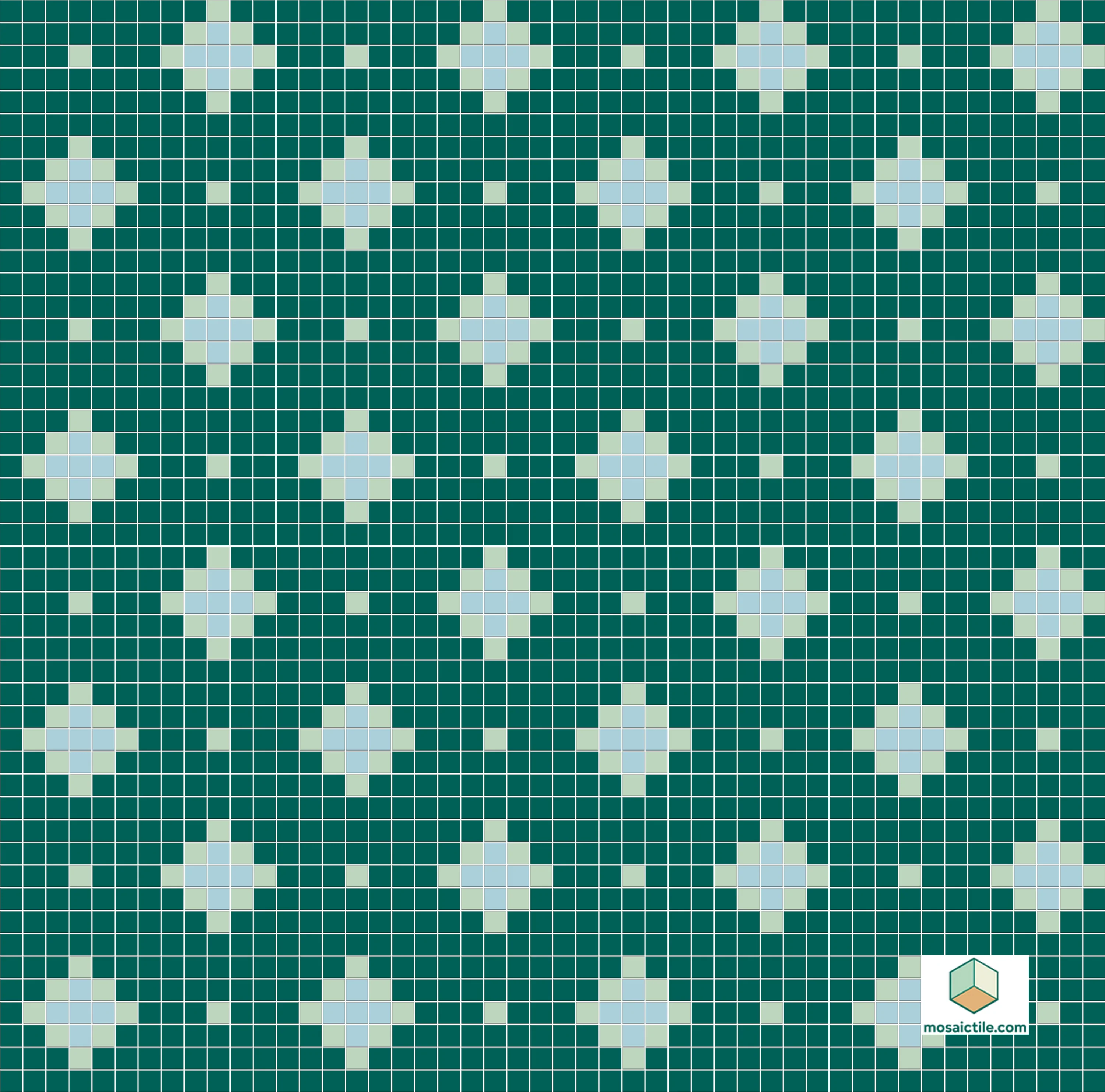 Custom Square Mosaic Pattern Tiles